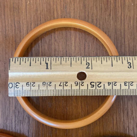 VTG Set of 10 Wooden & Plastic Bangles - Picture 10 of 11